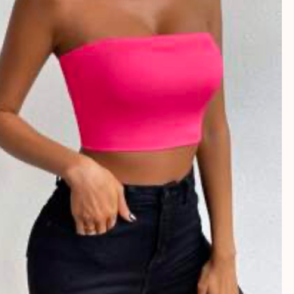 Pink Tube Top - Picture 3 of 10